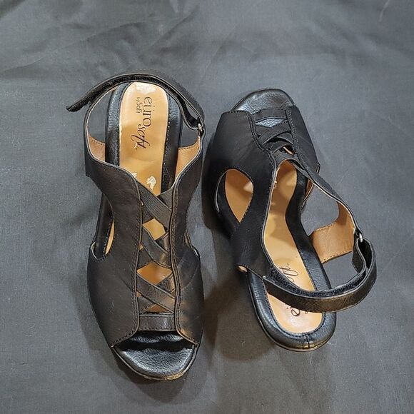 EUROSOFT VACARA LEATHER CRISS CROSS  WITH A CAGED LOOK STRAP R3 - Picture 3 of 14